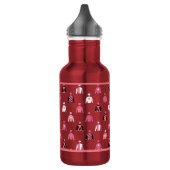 Racing Jockey Pink Silks Edelstahlflasche (Links)