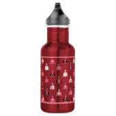 Racing Jockey Pink Silks Edelstahlflasche (Rechts)