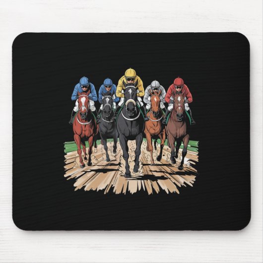 Racing Jockey Racer Der Mousepad (Vorne)