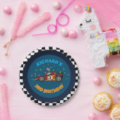 Racing Kid's Geburtstag Race Car Thema Einladung Pappteller (Party)