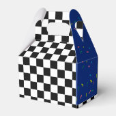 Racing Kids Geburtstagsrennen-Thema Geschenkschachtel (Rückseite)