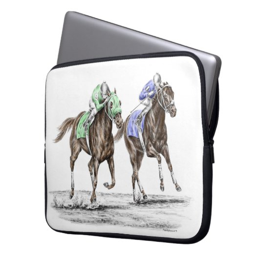 Racing Laptopschutzhülle (Vorderseite Links)