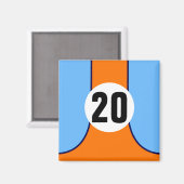 RACING-Magnet 1970 Magnet (Vorderseite/Rückseite)