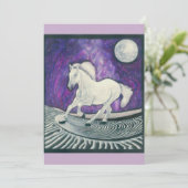 Racing Mitternacht Einladungen (Stehend Vorderseite)