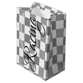 Racing Mittlere Geschenktüte (Rückseite Schrägansicht)