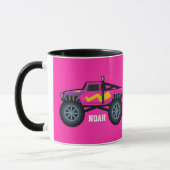 Racing Monster Truck, für Jungen und Mädchen Coffe Tasse (Links)