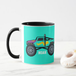 Racing Monster Truck, für Jungen und Mädchen Coffe Tasse