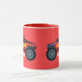 Racing Monster Truck, für Jungen und Mädchen Coffe Tasse (Zentrum)