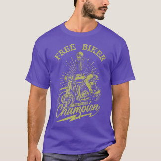 Racing Motorrad-Racing Motorrad Riker Rocker Motor T-Shirt
