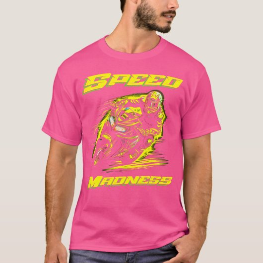 Racing Motorrad T-Shirt (Vorderseite)