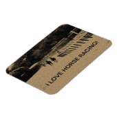 Racing Muddy Track Grunge Magnet (Linke Seite)