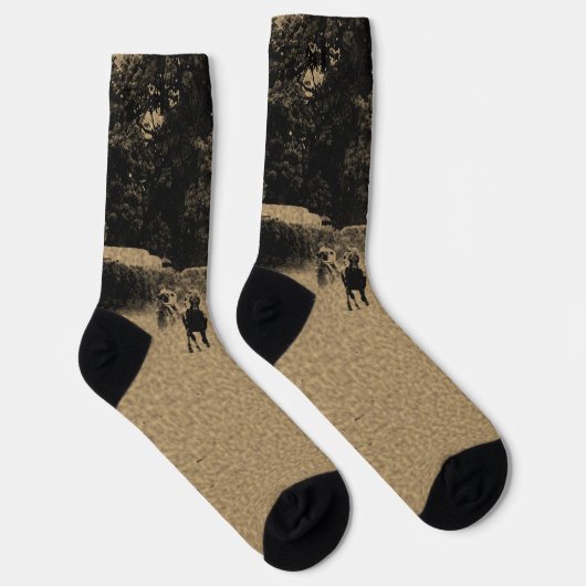 Racing Muddy Track Grunge Socken (Rechts)