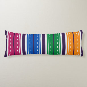 Racing Multicolor Cartoon Kids Body Pillow Seitenschläferkissen