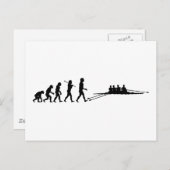 Racing Muschel Sport Postkarte (Vorne/Hinten)