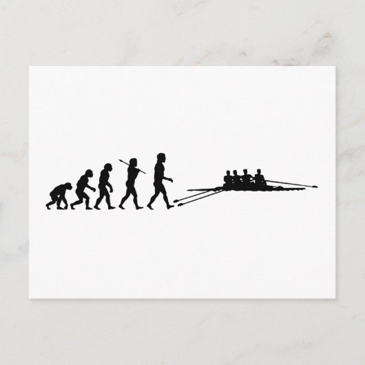 Racing Muschel Sport Postkarte (Vorderseite)