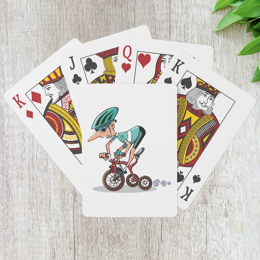 Racing on Tricycle Playing Cards Spielkarten