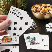Racing on Tricycle Playing Cards Spielkarten