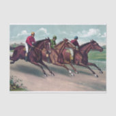 Racing Painting Decoupage Seidenpapier (Vorderseite)