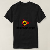 Racing Part Dunlop Reifen Aufkleber T-Shirt (Design vorne)