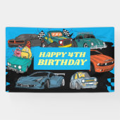 Racing Party Hintergrund, fahren Party, Auto Banner (Horizontal)