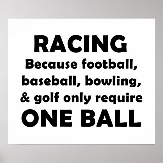 Racing Poster (Vorne)