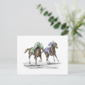 Racing Postkarte (Stehend Vorderseite)