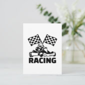 Racing Postkarte (Stehend Vorderseite)