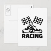 Racing Postkarte (Vorne/Hinten)
