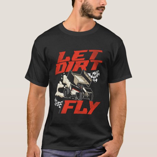 Racing Race Sprint Car T-Shirt (Vorderseite)