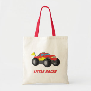 Racing Red Monster Truck Jungen Personalisierte To Tragetasche