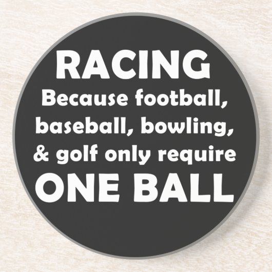 Racing Sandstein Untersetzer (Vorne)