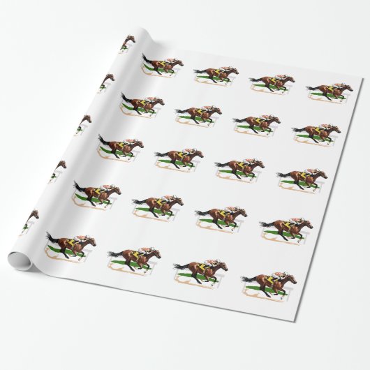 Racing Scene Geschenkpapier (Ungerollt)