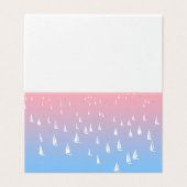 Racing Segelboote im offenen Meer (Außenseite Aufgefaltet)