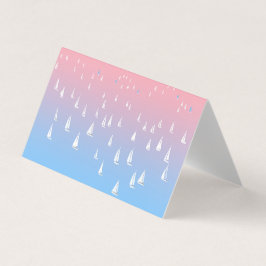 Racing Segelboote im offenen Meer