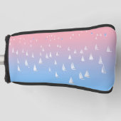 Racing Segelboote im offenen Meer Golf Headcover (Vorderseite)