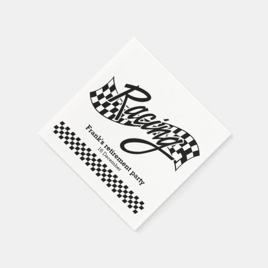 Racing Serviette (Ecke)