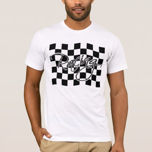 Racing Shirt, wählen Sie Stil und anpassen T-Shirt (Vorderseite)