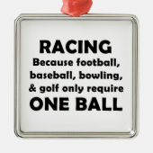 Racing Silbernes Ornament (Vorne)