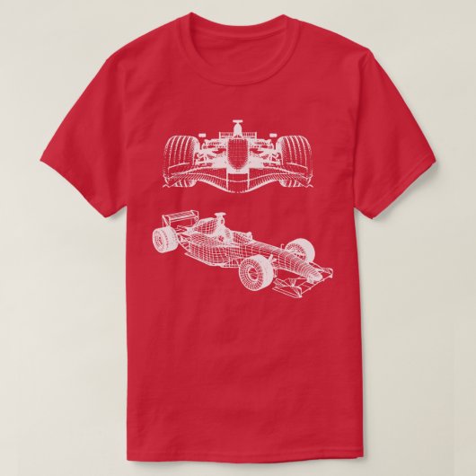 Racing-Silhouette T-Shirt (Design vorne)