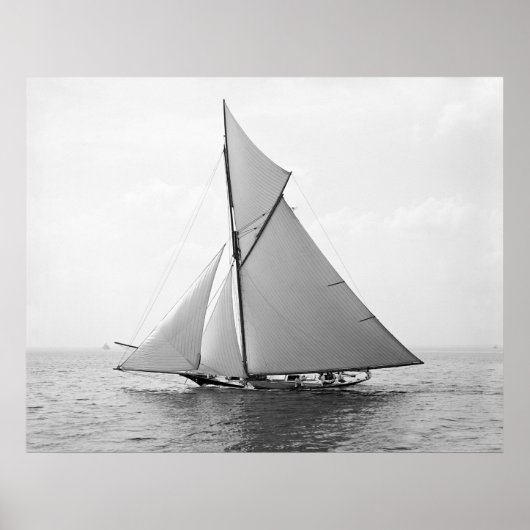 Racing Sloop Oweene, 1891 Poster (Vorne)