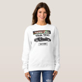 Racing Speed Car Design – Fast Motorsport Performa Sweatshirt (Vorne ganz)