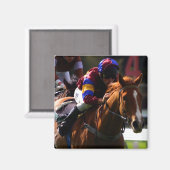 Racing Square Magnet (Vorderseite/Rückseite)