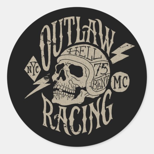 Racing Sticker (Vorderseite)