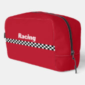 Racing Stripes Design Dopp Kit Bag Waschbeutel (Rechte Ecke)
