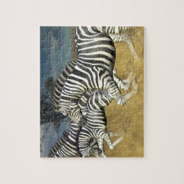 "Racing Stripes" Zebra Jigsaw Puzzle