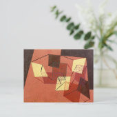 Racing Surfaces Abstrakt Paul Klee Postkarte (Stehend Vorderseite)
