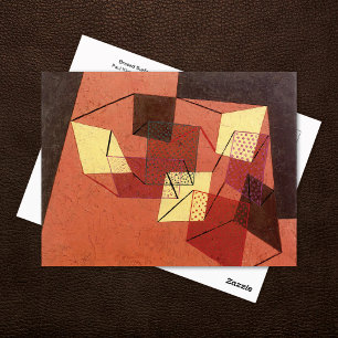 Racing Surfaces Abstrakt Paul Klee Postkarte