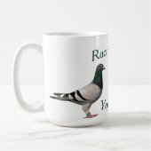 Racing Taube Fancier Tasse (Links)
