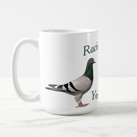 Racing Taube Fancier Tasse (Links)