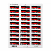 Racing Themed Mailing-Labels (Vorne)